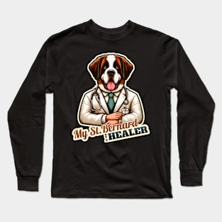 Doctor St. Bernard Long Sleeve T-Shirt